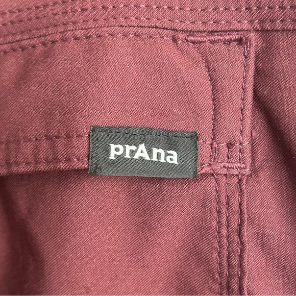 Prana Stretch Zion II Maroon Cacao Slim Fit Convertible Pants - Picture 6 of 14